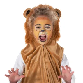 Children's Lion Fancy Dress Zip Top