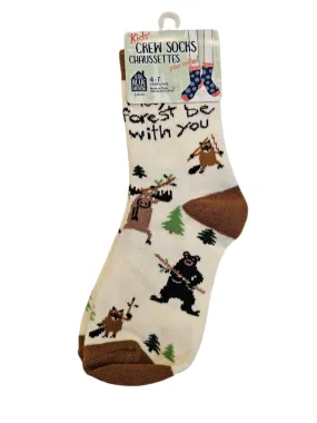 Children's Socks - May the Forest Be With You So3wian064