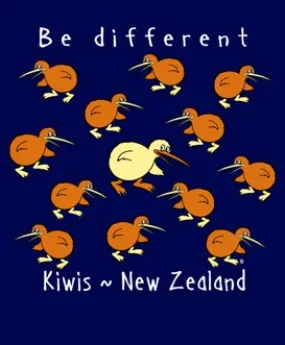 CHILDRENS TEE - BE DIFFERENT KIWIS