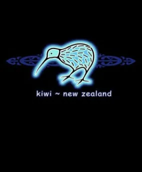 CHILDRENS TEE - HIGHLIGHT KIWI (GLOW IN THE DARK)