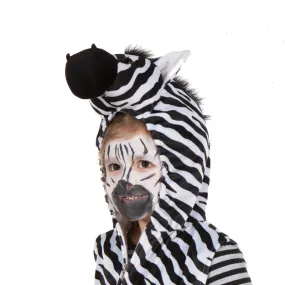 Children's Zebra Fancy Dress Zip Top