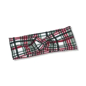 Christmas Plaid Knotted Headband