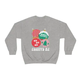 Christmas Sweatshirt, Christmas Sweater, Christmas Crewneck, Christmas Tree Sweatshirt, Holiday Sweaters, Winter SweatshirtUnisex Heavy Blend™ Crewneck Sweatshirt