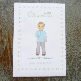 Citronille Patterns : Zebulon Child's Top