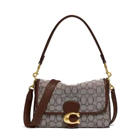 Coach Soft Tabby Shoulder Bag In Signature Jacquard