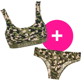 Commando - Women's Bralette and Brazilian Seamless Bundle