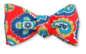 Coral Frampton Paisley Bow Tie - B5282