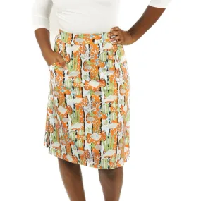 Coral Reef A-Line Skirt [FINAL SALE]