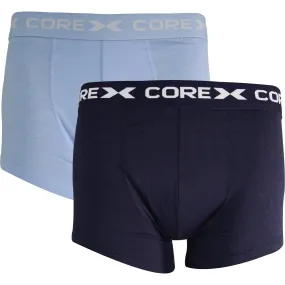 CoreX Fitness Classic (2 Pack) Mens Boxer Shorts - Blue