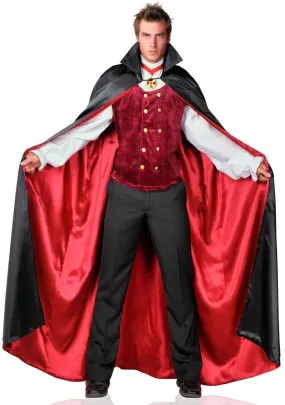 Count Bloodthirst Vampire Mens Halloween Costume