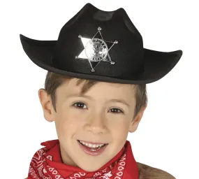 Cowboy Hat Kids Black