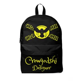 Crowgodshi Designer-X Backpack, YELLOW LOGO