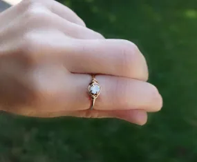 Dainty Opal Ring