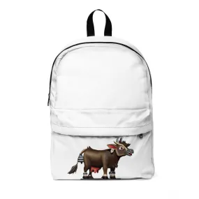 Dark Brown Cow Unisex Classic Backpack