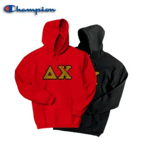 Delta Chi Champion Powerblend® Hoodie, 2-Pack Bundle Deal - Champion S700 - TWILL