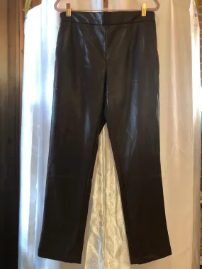 DKNY Faux Leather Pants Sz S