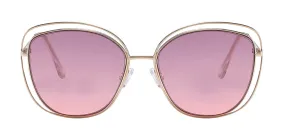 Dolce Double Frame Cat Eye Sunglasses