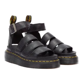 Dr. Martens Clarissa II Quad Womens Black Platform Sandals