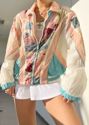 Dreamy 80's Pastel Bomber (L)