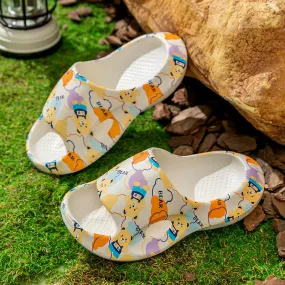 Dunnmall New Children's Slippers Summer Boys and Girls Interior Home Soft Bottom Slippers Non-Slip Bathroom Bath Sandals