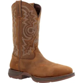 Durango Rebel Work Men's Steel Toe Waterproof Western Boots Ddb0389 In Saddle Brown