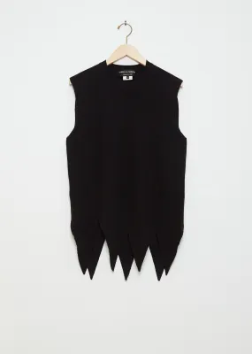 Edge Cut Pullover Vest