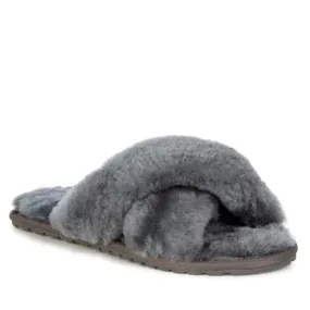 EMU Women's Mayberry Charcoal Grey Scuff Slipper