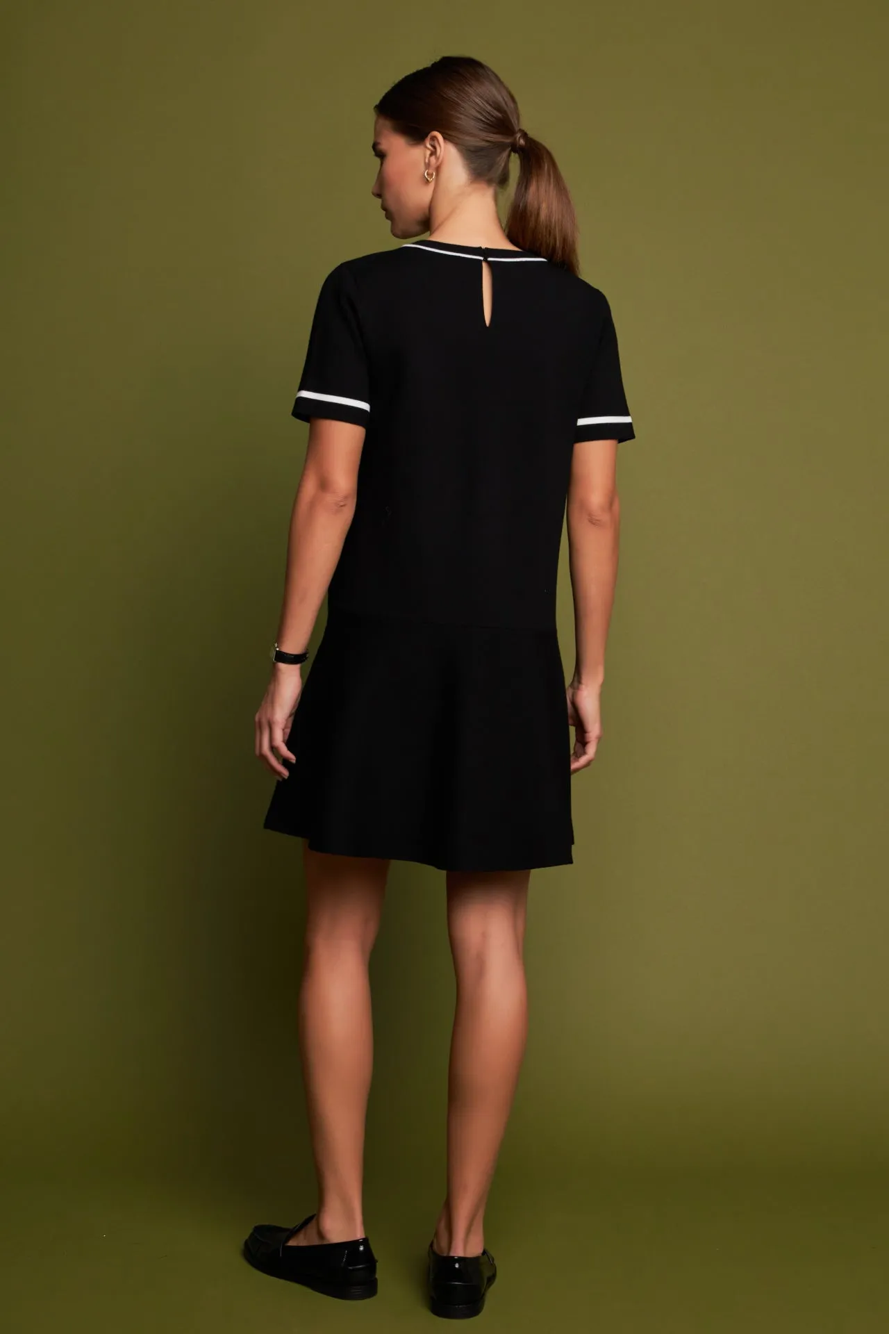 English Factory - Knit Contrast Mini Dress