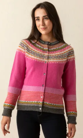 Eribe Knitwear Alpine Cardigan In Fiesta