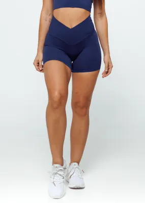 Essence Cross Shorts - Navy