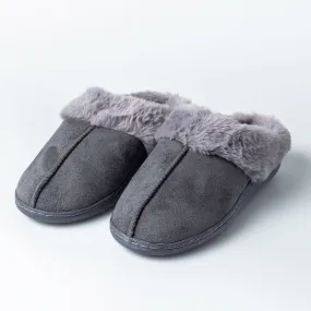 Every Sunday Ultra-Soft Faux Suede Memory Foam Slippers