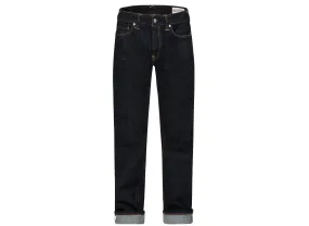 Evisu Monogram Daicock Discharged Print Slim Fit Jeans