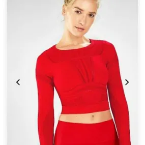 Fabletics Jaymee Mesh Long-Sleeve Top