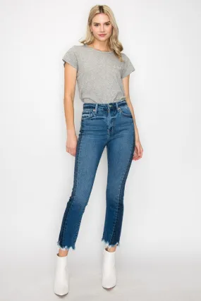 Faith High Rise Slim Straight Jeans