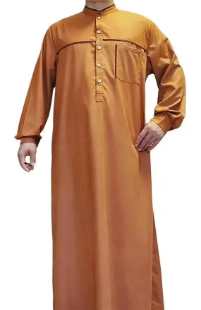 Fashionable and Elegant New Robe Arab  Men's Arab Men's Worship Robe Moroccan Men's Jalabiya