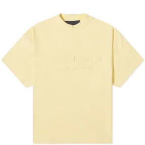 Fear Of God Essentials Spring Kids Crew Neck T-Shirt in Garden Yellow