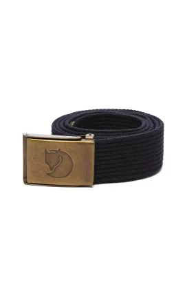 Fjällräven Canvas Brass 4cm Belt - Dark Navy