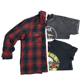 Flannel   2 Tees Combo