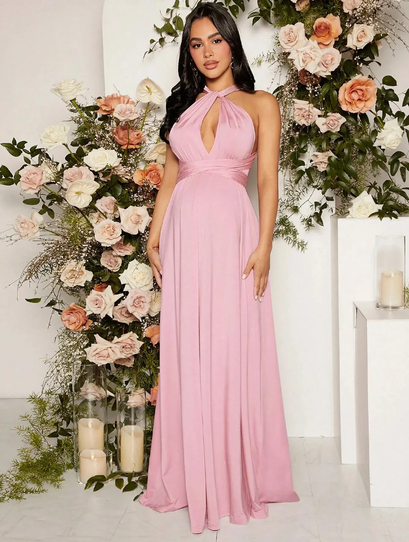 FlexiFit Maternity Party Maxi Dress