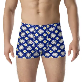 Floral print boxer briefs for men