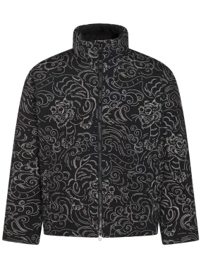 Floral-Print Padded Jacket