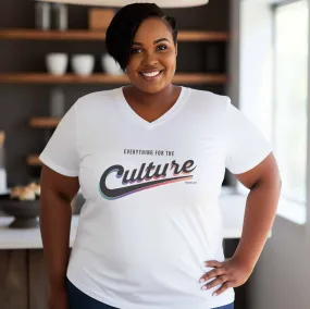 For The Culture Women's Premium V-neck T-shirt