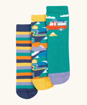 Frugi Rock My Socks 3 Pack - Alpine Adventures