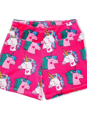 Girl Power Sport | Unicorn Velvet Shorts