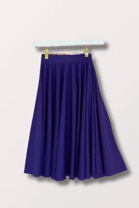 Girls Praise Dance Circle Skirt - Deep Purple