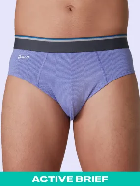 Gloot Anti-Odour, Anti-wicking & Anti Microbial Men's Active Briefs Lavender