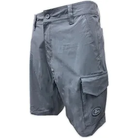 Go Barefoot Men's Cargo Shorts- Charcoal