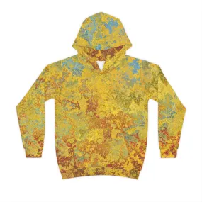 Gold and blue spots - Inovax Children's Hoodie