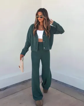 Green Sherpa Lounge Set