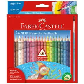 GRIP Watercolor Pencils - 24 Pack - Faber-Castell